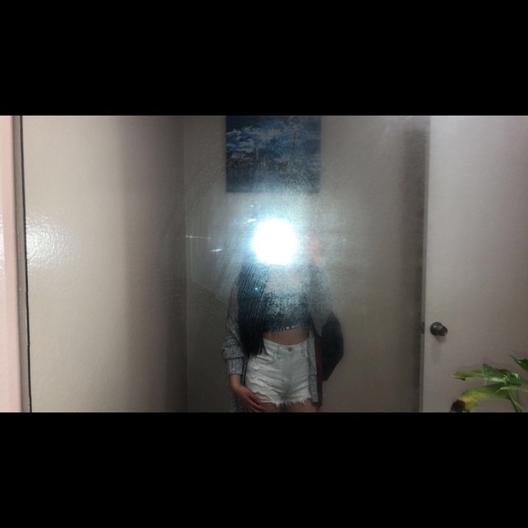 Rare Ripped Jean Shorts - Picture 3 of 3